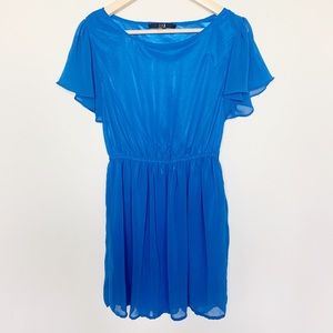 Forever 21 Flowy Blue Dress